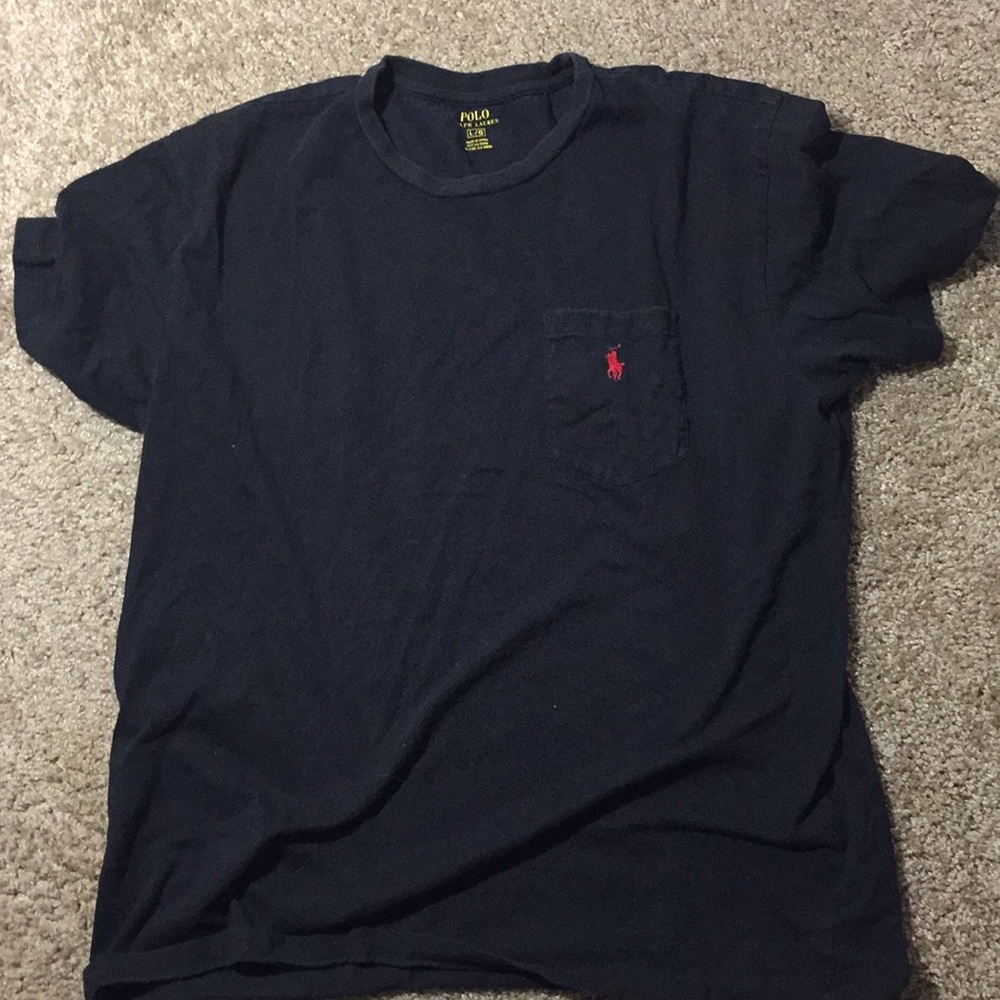 Black pocket tee Ralph Lauren